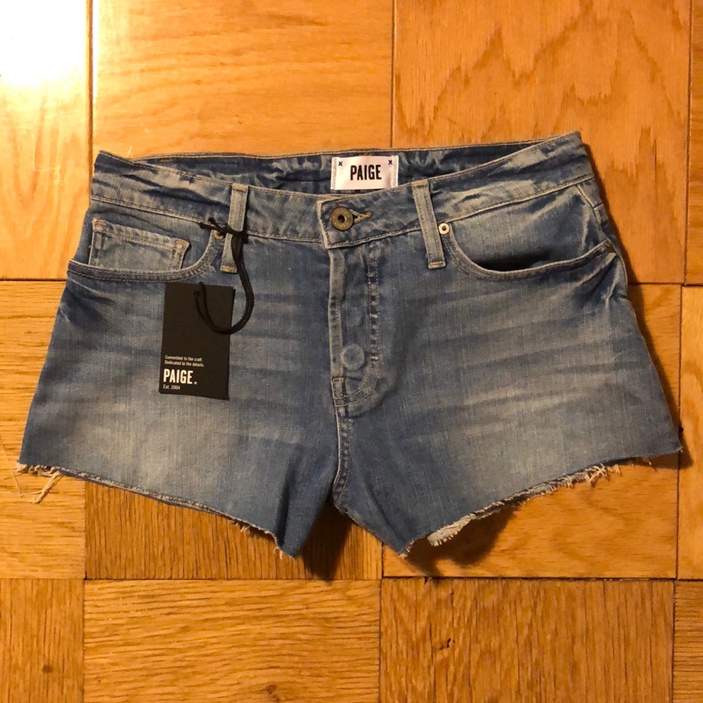 Paige denim cut off shorts